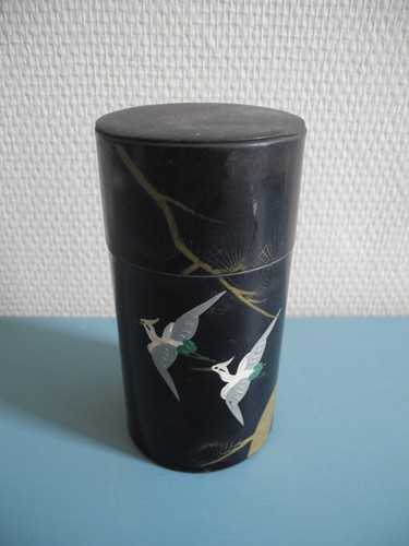 Ancienne boîte thé japon - ancienne,