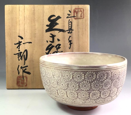 Ciotola tè mishima ware - mishima,
