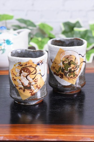 Kutani ware coppia - kutani, tazze